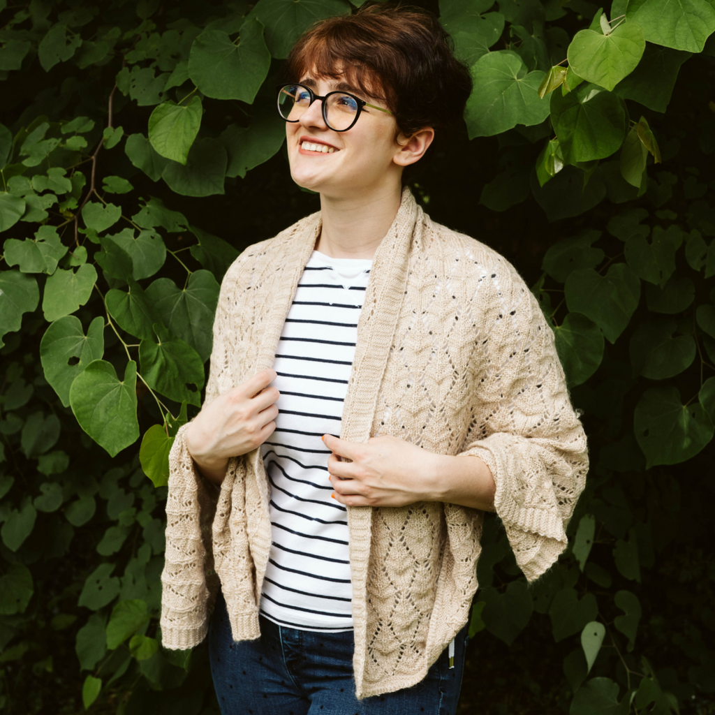 Tessa Diamond Alpaca Shawl