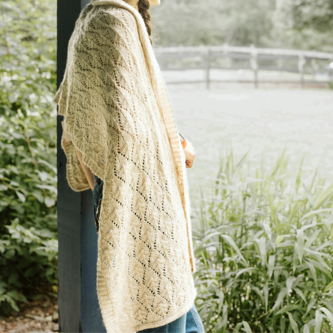 Tessa Diamond Alpaca Shawl