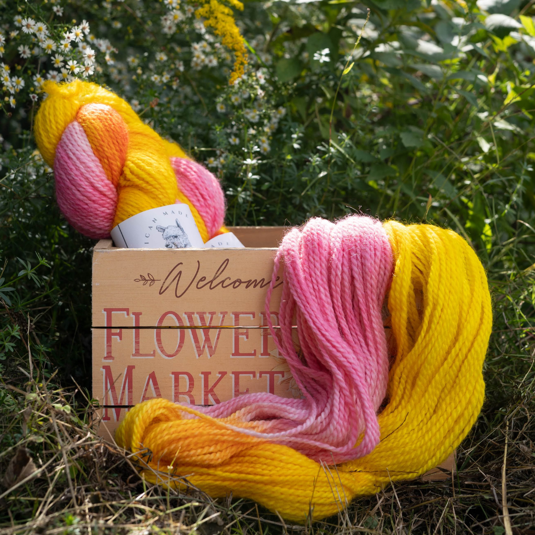 Tulip Fields DK Weight Alpaca Yarn