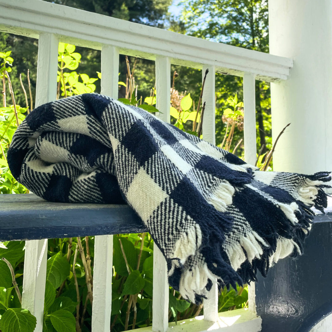 Valentina Merino and Alpaca Throw