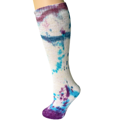 Hand Dyed Cosmo Socks - Alpaca and Wool Blend Heavy Weight Socks