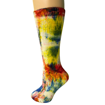 Hand Dyed Cosmo Socks - Alpaca and Wool Blend Heavy Weight Socks