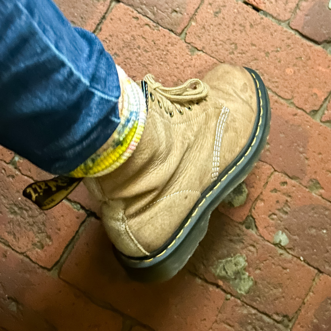 Hand Dyed Cosmo Socks - Alpaca and Wool Blend Mid Weight Socks