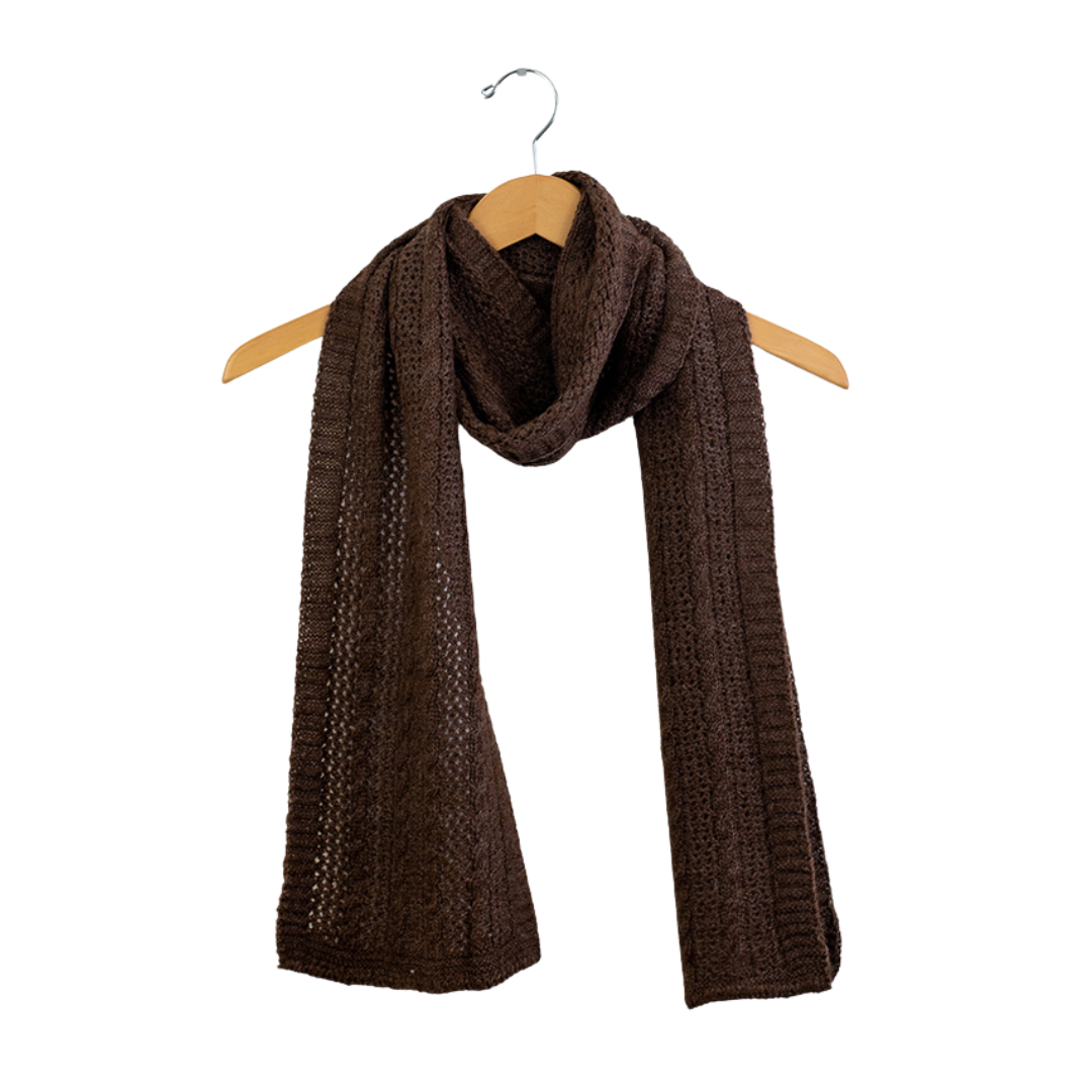 Alpaca Cable Scarf – American Made Alpaca