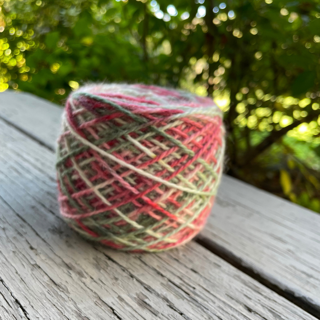 Mistletoe Hand Dyed DK Alpaca Yarn