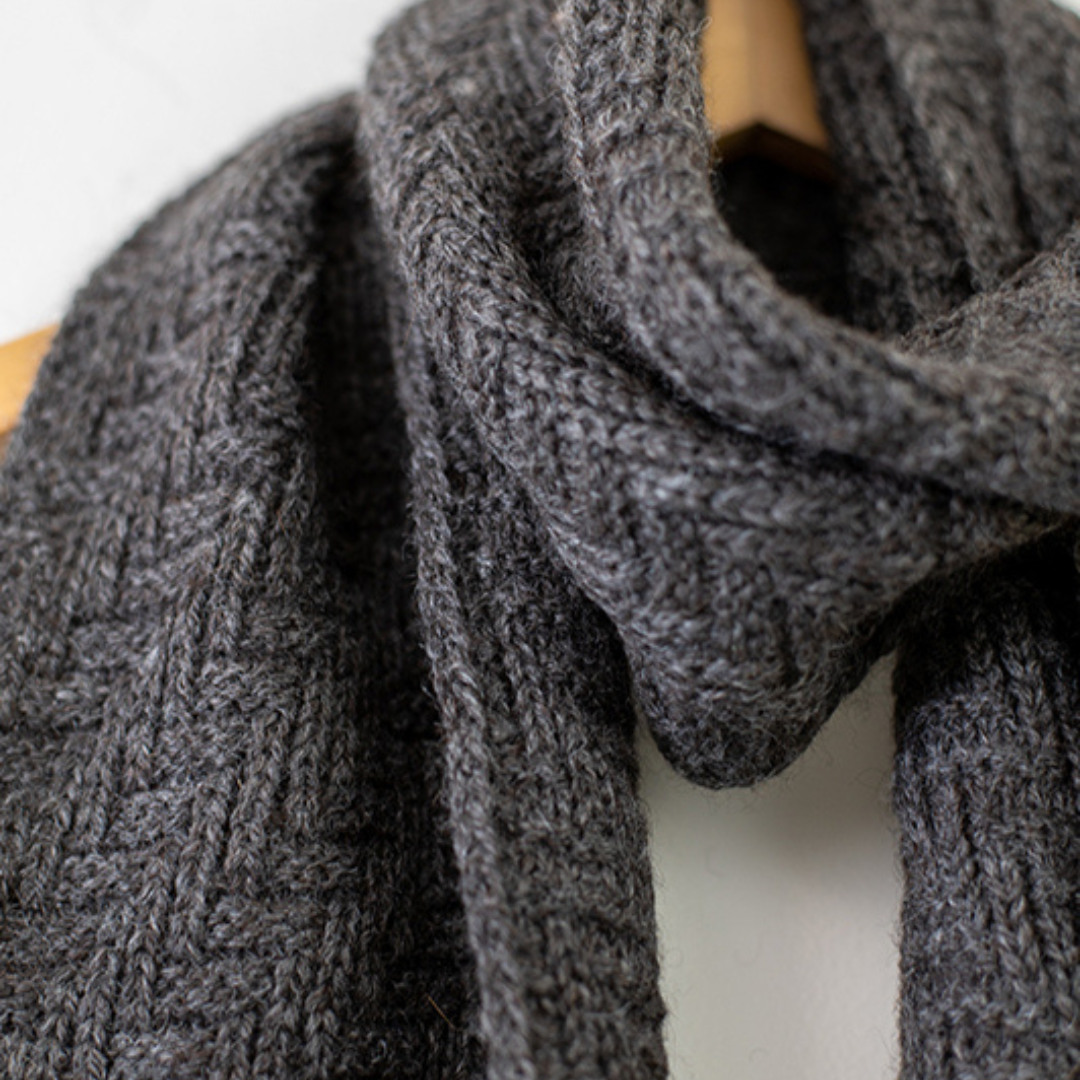 Herringbone Alpaca Scarf