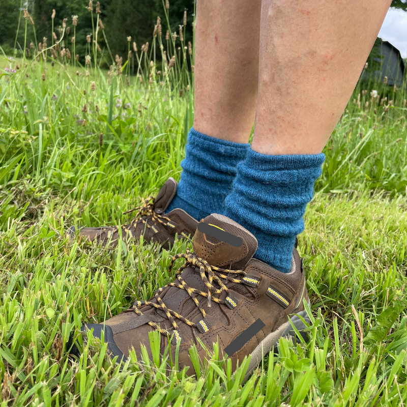 Quigley Alpaca Crew Socks A Lighter Weight Sock - Perfect With Sneakers