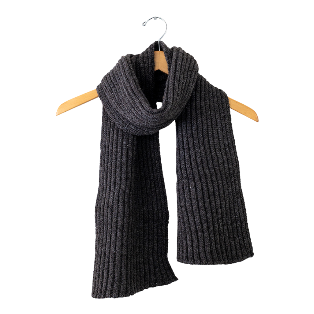 Alpaca Ribbed Scarf