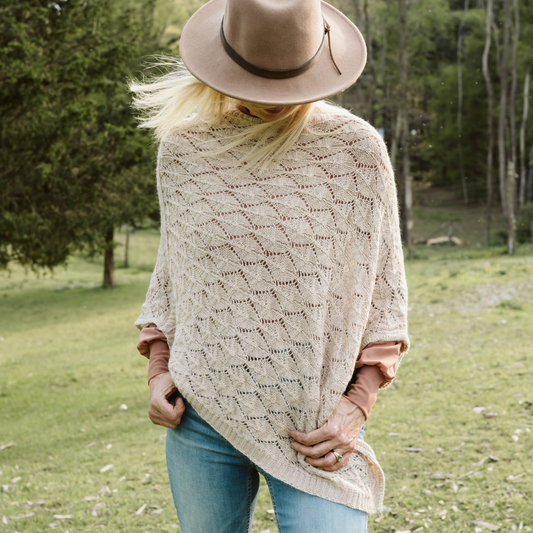 Wilma Alpaca Poncho